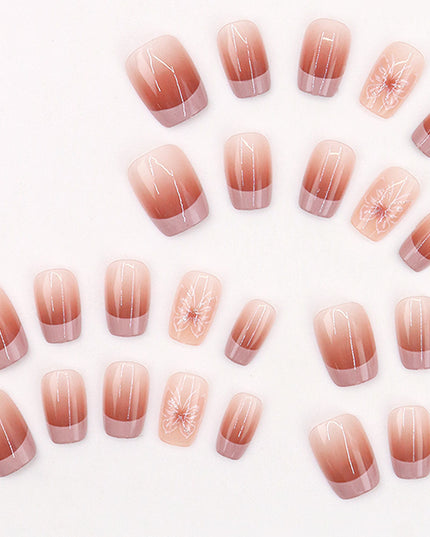 Elegant Minimalist Press-On Nail Set (24pcs) (DESIGN 7507)