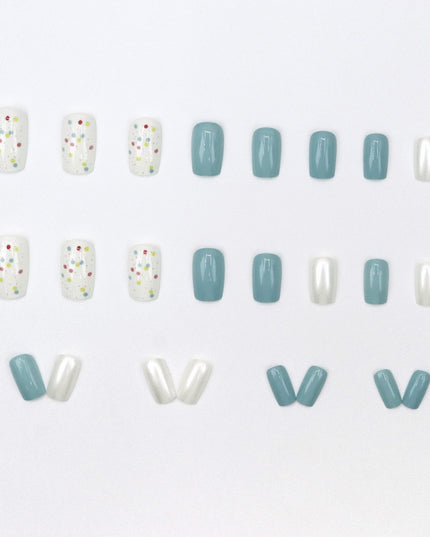 Elegant Minimalist Press-On Nail Set (24pcs) (DESIGN 7654)