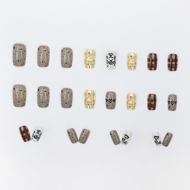 Elegant Minimalist Press-On Nail Set (24pcs) (DESIGN 7638)