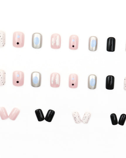 Elegant Minimalist Press-On Nail Set (24pcs) (DESIGN 7548)