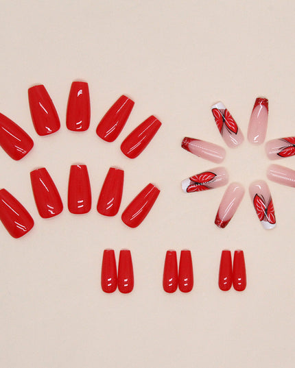 Elegant Minimalist Press-On Nail Set (24pcs) (DESIGN 7352)