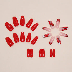 Elegant Minimalist Press-On Nail Set (24pcs) (DESIGN 7352)