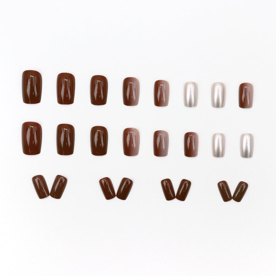 Elegant Minimalist Press-On Nail Set (24pcs) (DESIGN 7640)