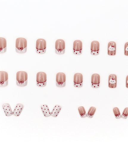 Elegant Minimalist Press-On Nail Set (24pcs) (DESIGN 7632)