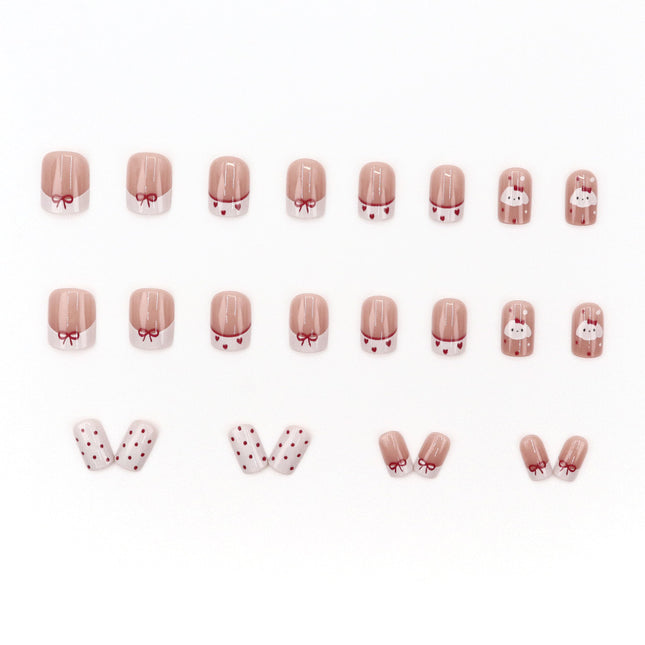 Elegant Minimalist Press-On Nail Set (24pcs) (DESIGN 7632)