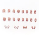 Elegant Minimalist Press-On Nail Set (24pcs) (DESIGN 7632)