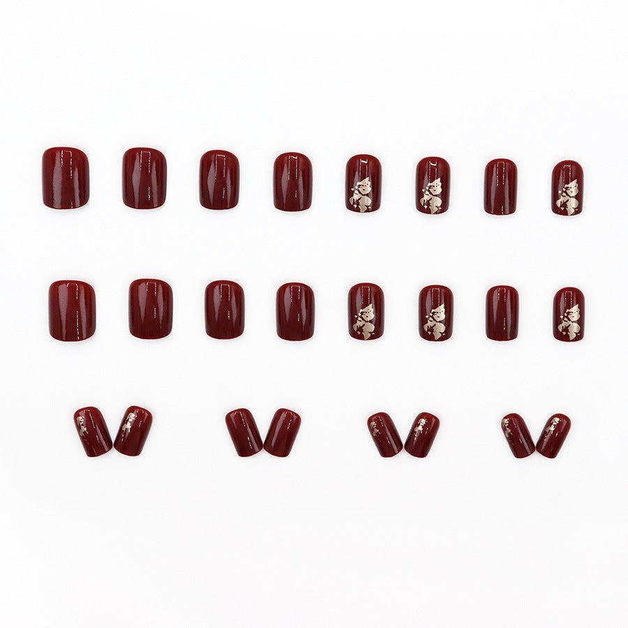 Elegant Minimalist Press-On Nail Set (24pcs) (DESIGN 7559)