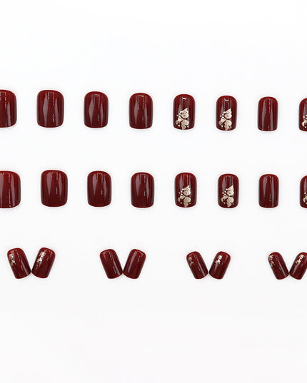 Elegant Minimalist Press-On Nail Set (24pcs) (DESIGN 7559)
