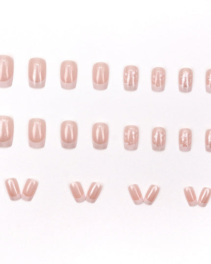 Elegant Minimalist Press-On Nail Set (24pcs) (DESIGN 7549)
