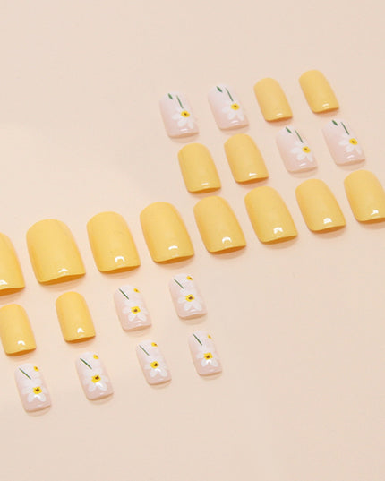 Elegant Minimalist Press-On Nail Set (24pcs) (DESIGN 7474)
