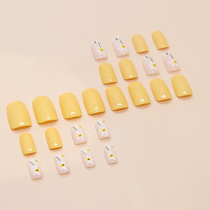 Elegant Minimalist Press-On Nail Set (24pcs) (DESIGN 7474)