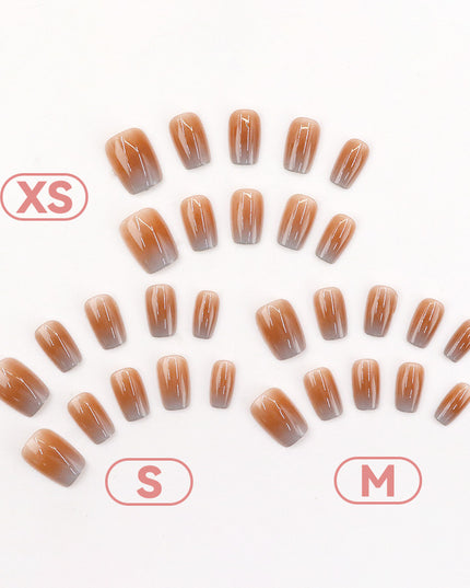 Elegant Minimalist Press-On Nail Set (24pcs) (DESIGN 7506)