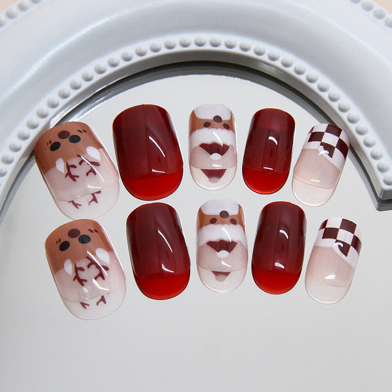 Elegant Minimalist Press-On Nail Set (24pcs) (DESIGN 7400)
