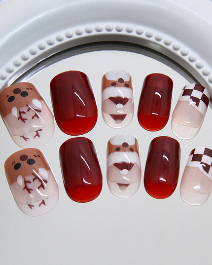 Elegant Minimalist Press-On Nail Set (24pcs) (DESIGN 7400)