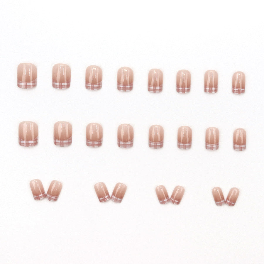 Elegant Minimalist Press-On Nail Set (24pcs) (DESIGN 7652)