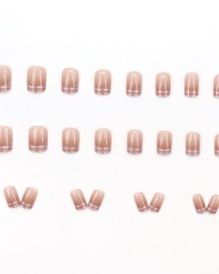 Elegant Minimalist Press-On Nail Set (24pcs) (DESIGN 7652)