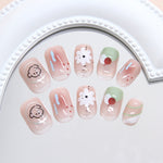 Elegant Minimalist Press-On Nail Set (24pcs) (DESIGN 7446)