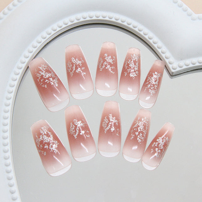 Elegant Minimalist Press-On Nail Set (24pcs) (DESIGN 7358)