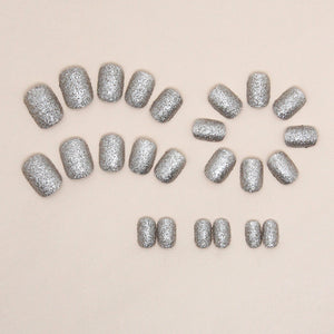 Elegant Minimalist Press-On Nail Set (24pcs) (DESIGN 7393)