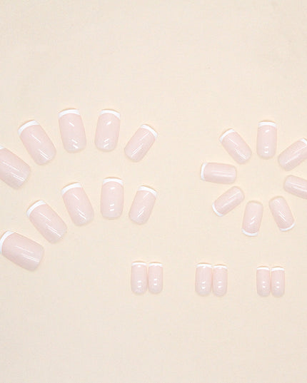 Elegant Minimalist Press-On Nail Set (24pcs) (DESIGN 7345)