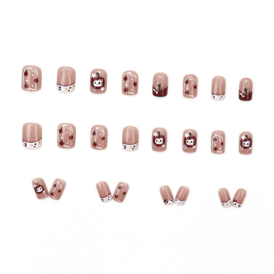 Elegant Minimalist Press-On Nail Set (24pcs) (DESIGN 7538)