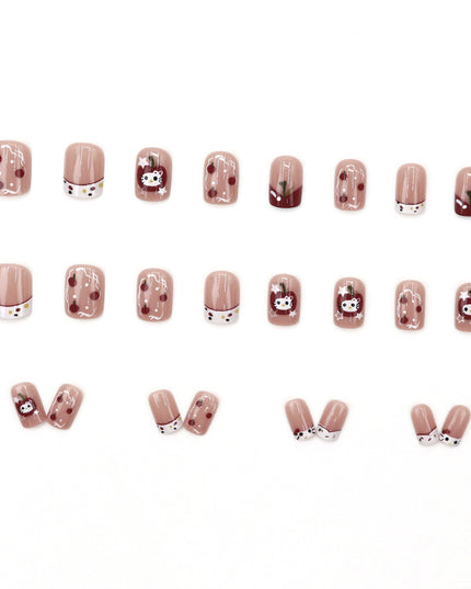 Elegant Minimalist Press-On Nail Set (24pcs) (DESIGN 7538)