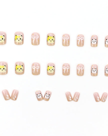 Elegant Minimalist Press-On Nail Set (24pcs) (DESIGN 7602)