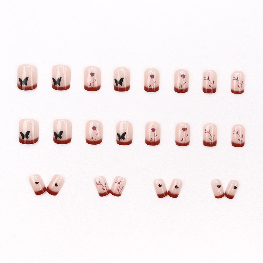 Elegant Minimalist Press-On Nail Set (24pcs) (DESIGN 7661)