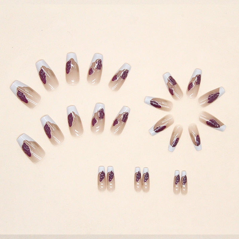 Elegant Minimalist Press-On Nail Set (24pcs) (DESIGN 7371)