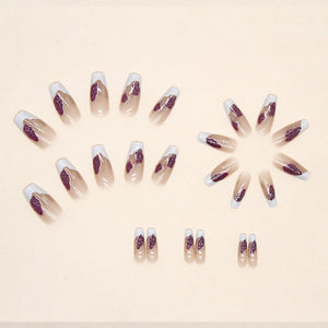 Elegant Minimalist Press-On Nail Set (24pcs) (DESIGN 7371)
