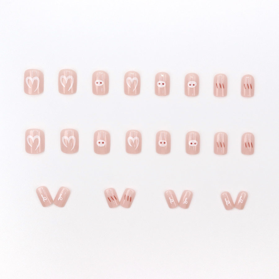 Elegant Minimalist Press-On Nail Set (24pcs) (DESIGN 7665)