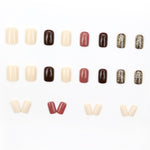 Elegant Minimalist Press-On Nail Set (24pcs) (DESIGN 7552)