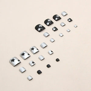 Elegant Minimalist Press-On Nail Set (24pcs) (DESIGN 7489)