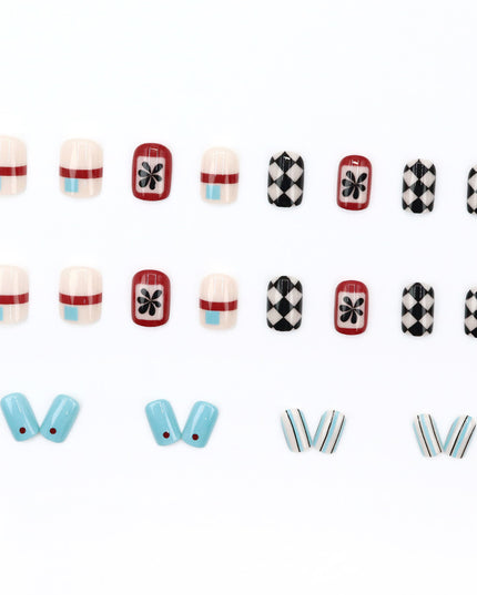 Elegant Minimalist Press-On Nail Set (24pcs) (DESIGN 7600)