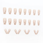 Elegant Minimalist Press-On Nail Set (24pcs) (DESIGN 7566)