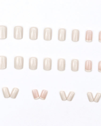Elegant Minimalist Press-On Nail Set (24pcs) (DESIGN 7636)