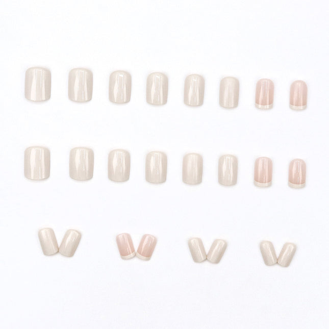 Elegant Minimalist Press-On Nail Set (24pcs) (DESIGN 7636)