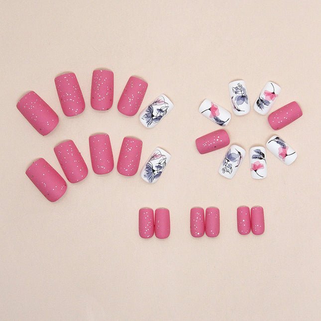 Elegant Minimalist Press-On Nail Set (24pcs) (DESIGN 7481)