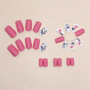 Elegant Minimalist Press-On Nail Set (24pcs) (DESIGN 7481)