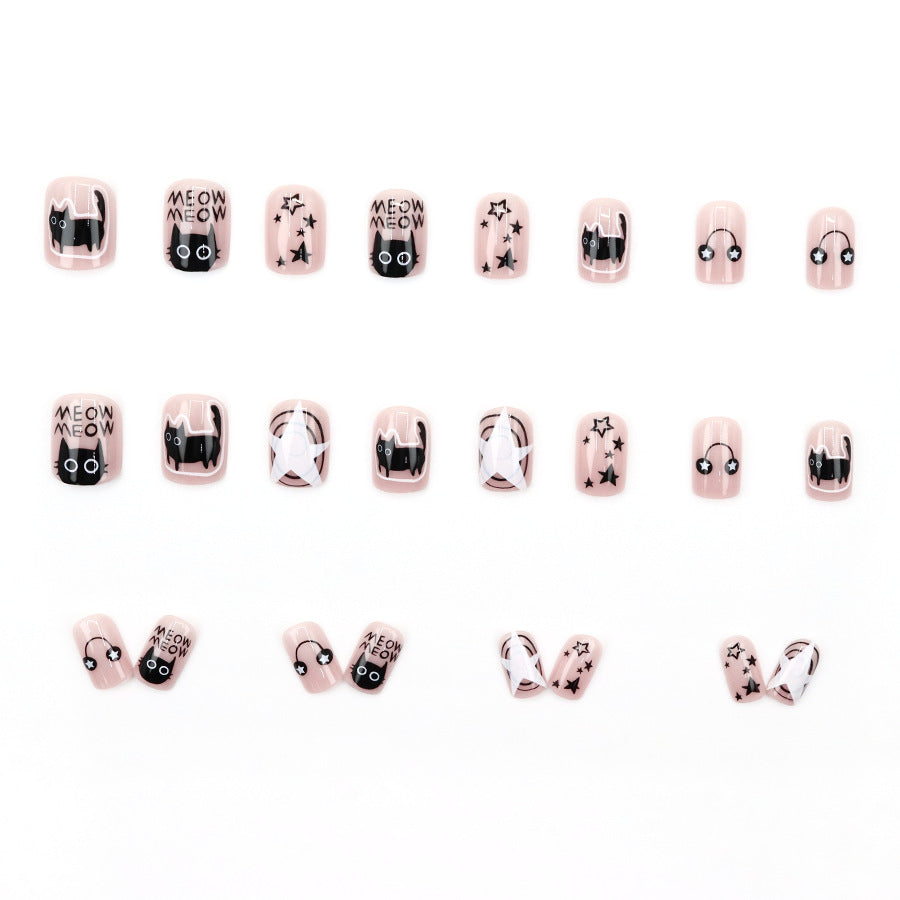 Elegant Minimalist Press-On Nail Set (24pcs) (DESIGN 7555)