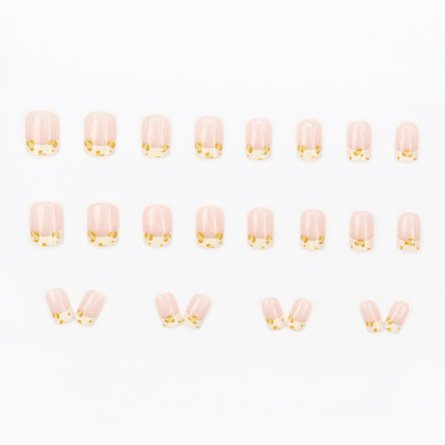 Elegant Minimalist Press-On Nail Set (24pcs) (DESIGN 7565)