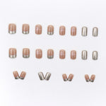 Elegant Minimalist Press-On Nail Set (24pcs) (DESIGN 7657)