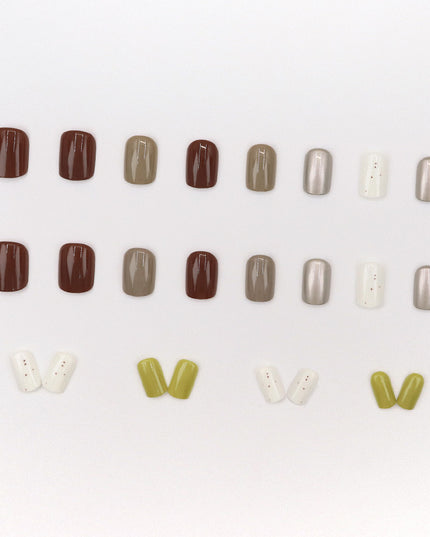 Elegant Minimalist Press-On Nail Set (24pcs) (DESIGN 7650)