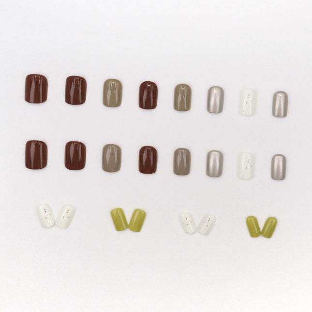 Elegant Minimalist Press-On Nail Set (24pcs) (DESIGN 7650)