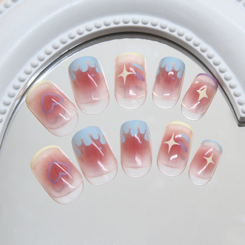 Elegant Minimalist Press-On Nail Set (24pcs) (DESIGN 7445)
