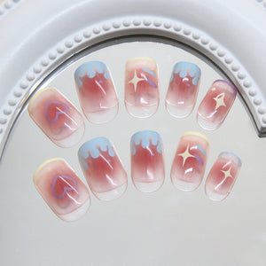 Elegant Minimalist Press-On Nail Set (24pcs) (DESIGN 7445)