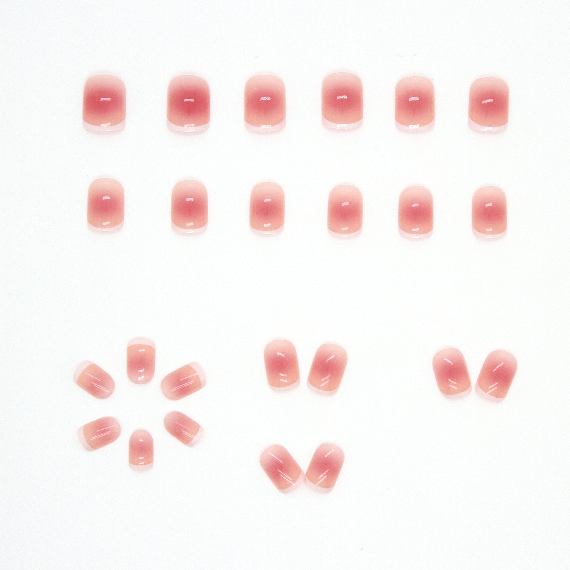 Elegant Minimalist Press-On Nail Set (24pcs) (DESIGN 7410)
