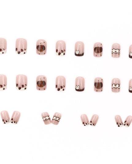 Elegant Minimalist Press-On Nail Set (24pcs) (DESIGN 7619)