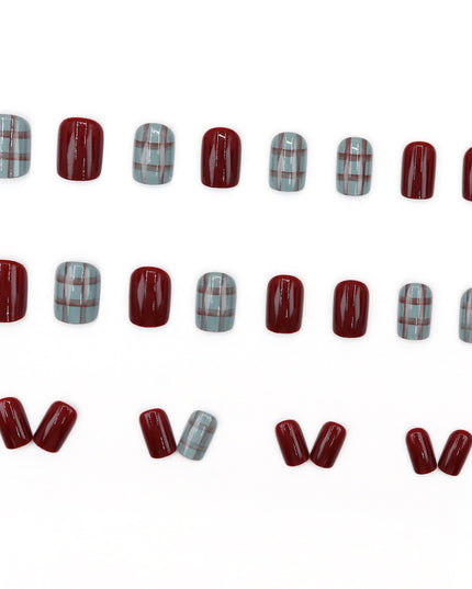 Elegant Minimalist Press-On Nail Set (24pcs) (DESIGN 7578)