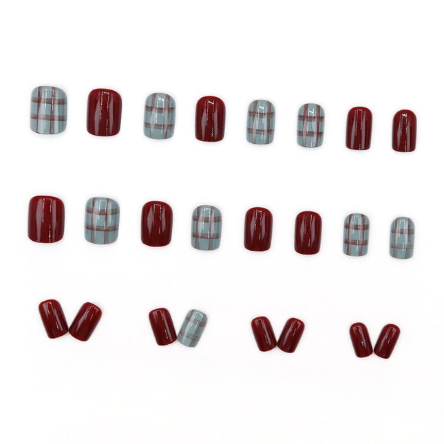 Elegant Minimalist Press-On Nail Set (24pcs) (DESIGN 7578)